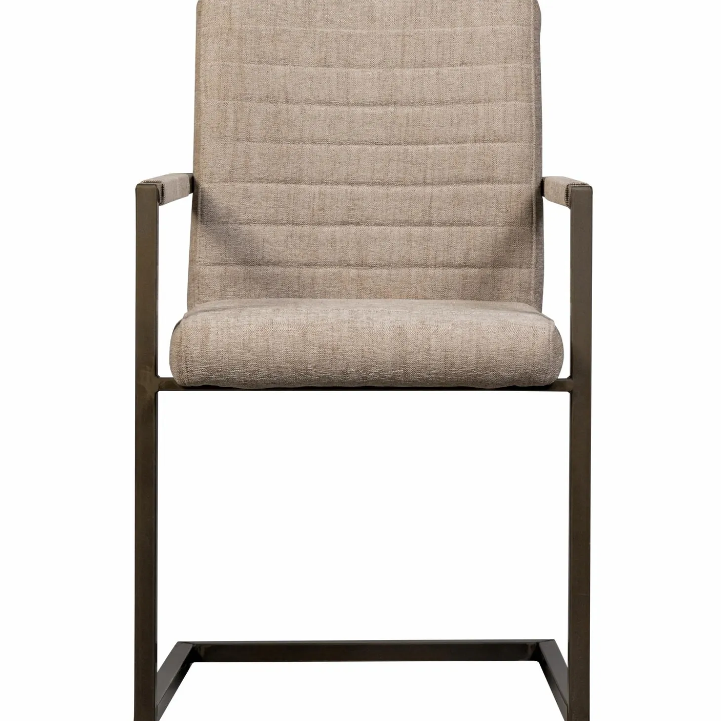 Eetkamerstoel Bas Lederlook - Antraciet - Loft24.nl