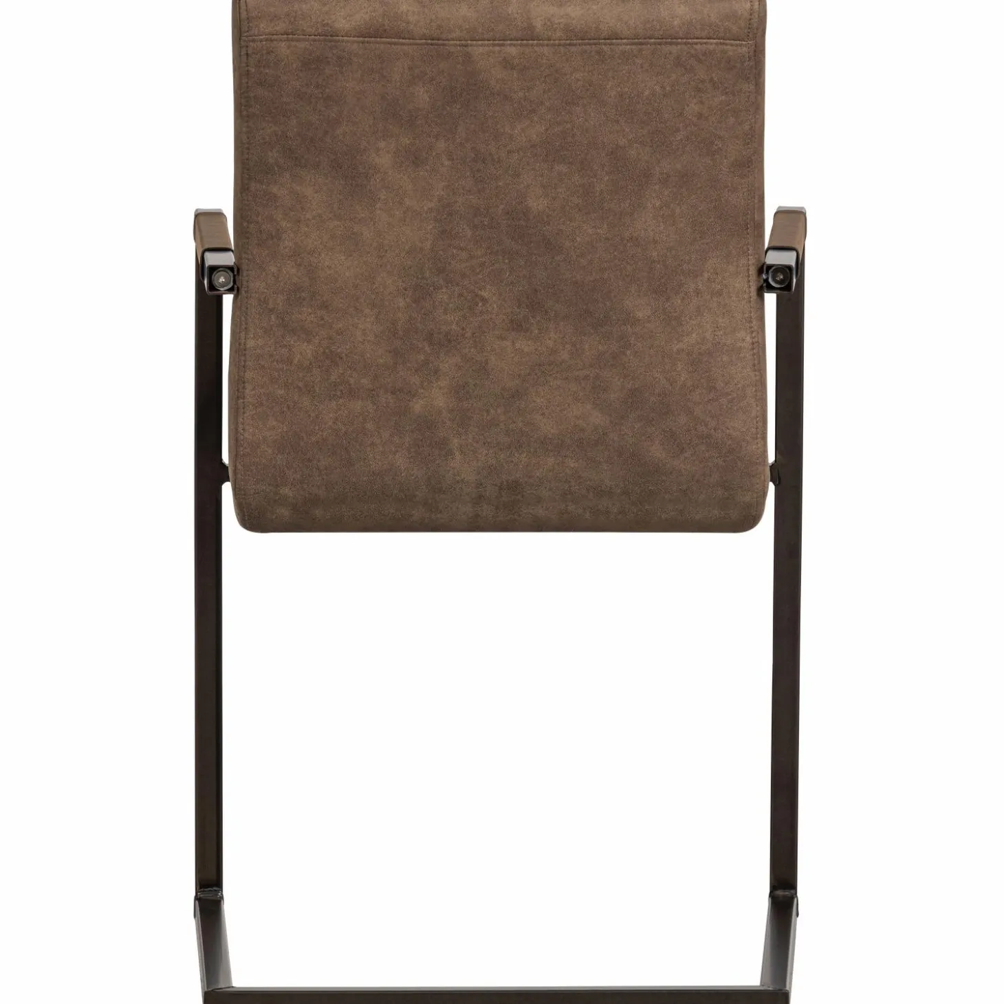 Eetkamerstoel Bas Lederlook -Taupe - Loft24.nl