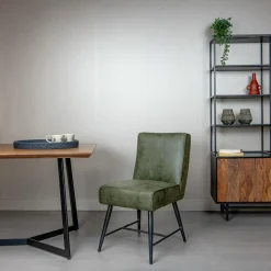 Eetkamerstoel Belmonte - Groen - Loft24.nl