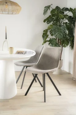Eetkamerstoel Boy - taupe - Loft24.nl