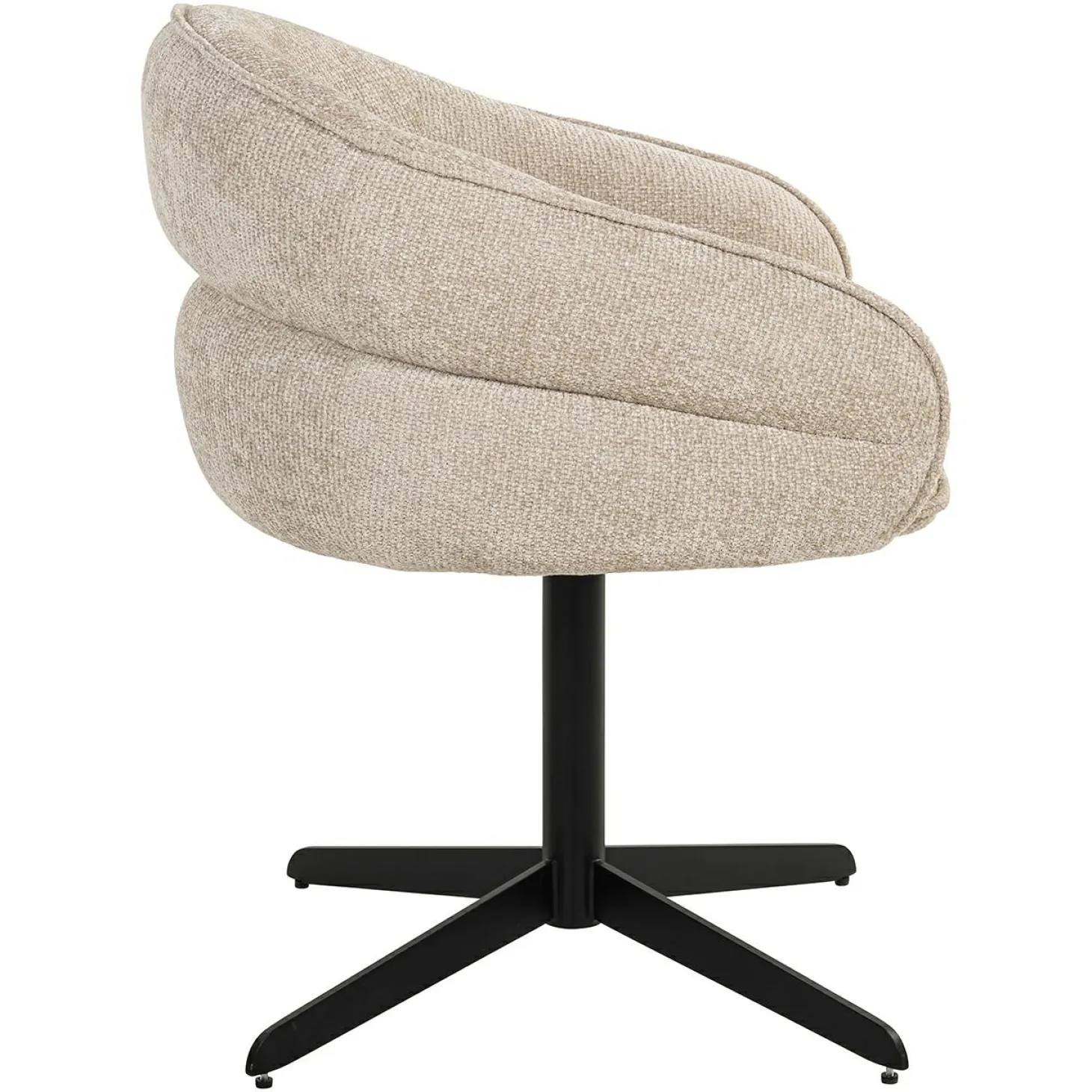 Eetkamerstoel Brandi Fusion kleur Cognac - Loft24.nl