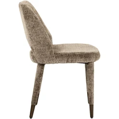 Eetkamerstoel Cecilia Chenille kleur Stone - Loft24.nl