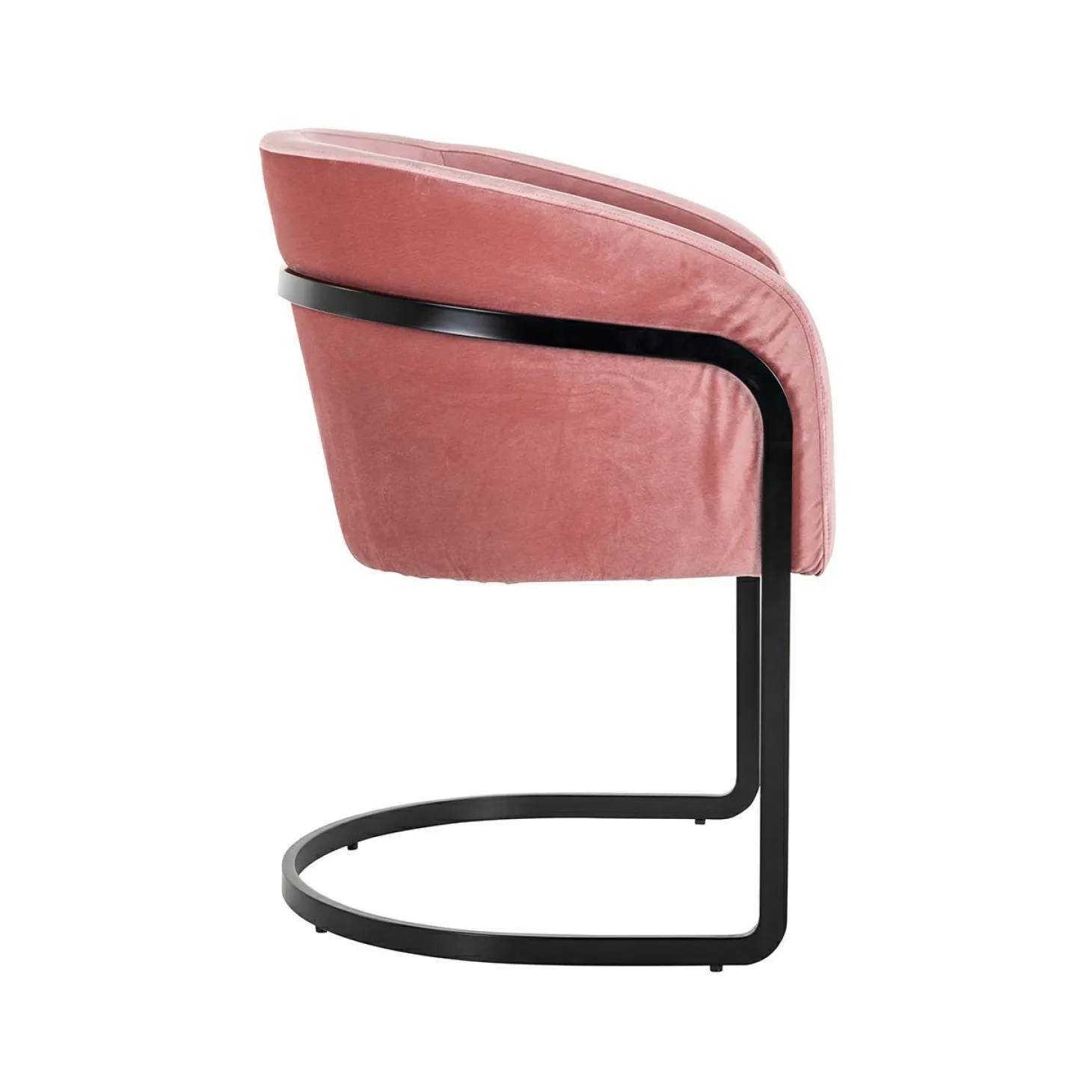 Eetkamerstoel Chiara Velvet kleur Blush - Loft24.nl