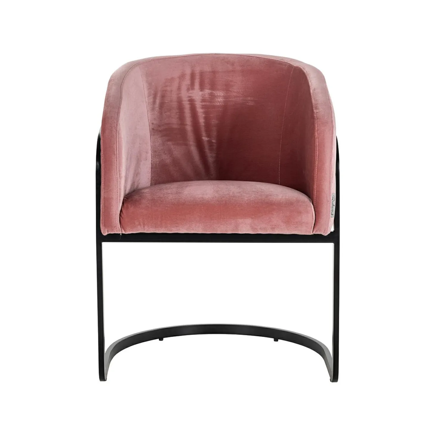 Eetkamerstoel Chiara Velvet kleur Blush - Loft24.nl