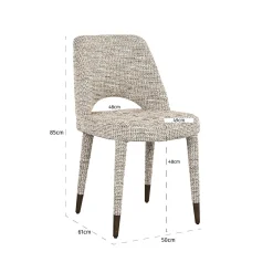 Eetkamerstoel Chinelle kleur Nature - Loft24.nl