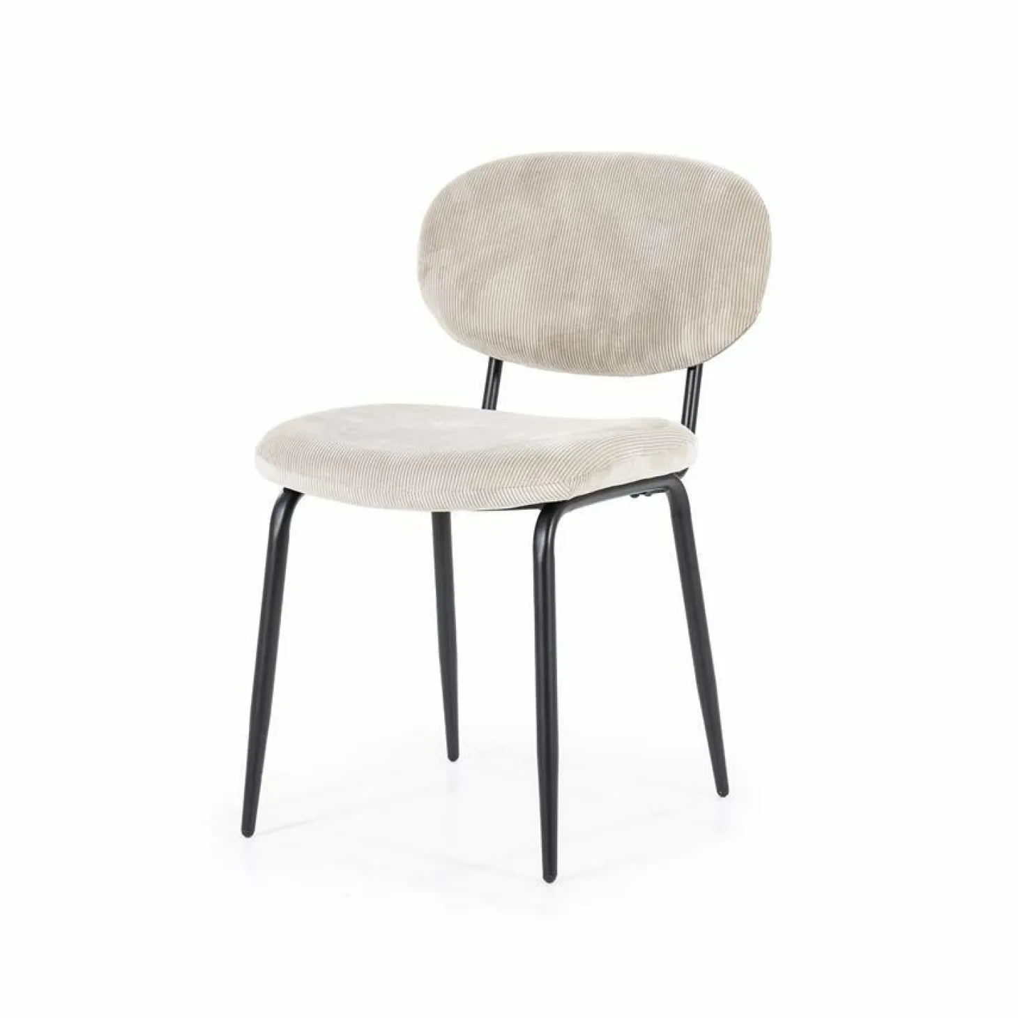 Eetkamerstoel Cosmo Rib - Beige - Loft24.nl