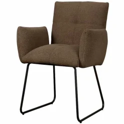 Eetkamerstoel Dante Teddy - Donker bruin - Loft24.nl