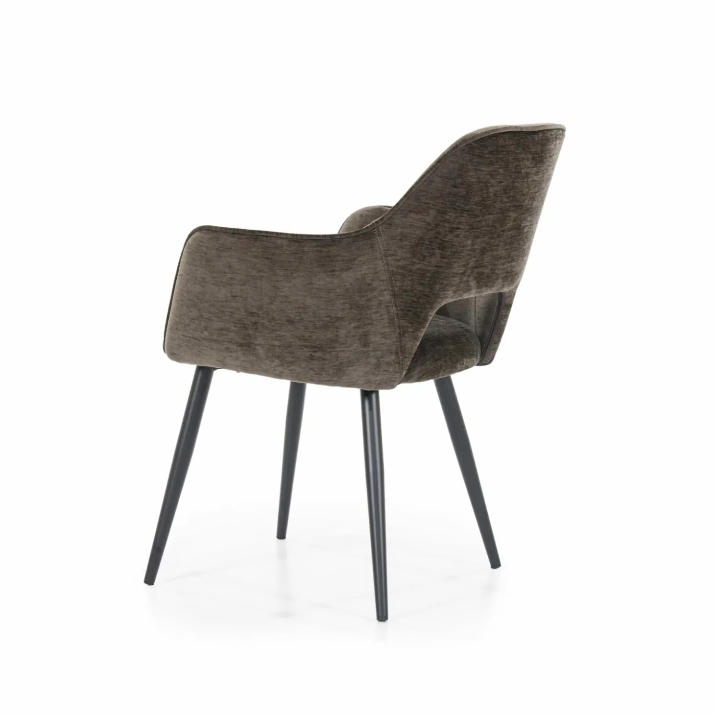 Eetkamerstoel Esmee met armleuning - Bruin - Loft24.nl