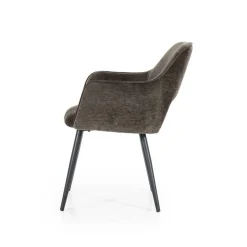 Eetkamerstoel Esmee met armleuning - Bruin - Loft24.nl