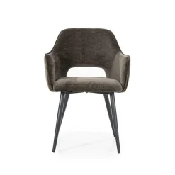 Eetkamerstoel Esmee met armleuning - Bruin - Loft24.nl