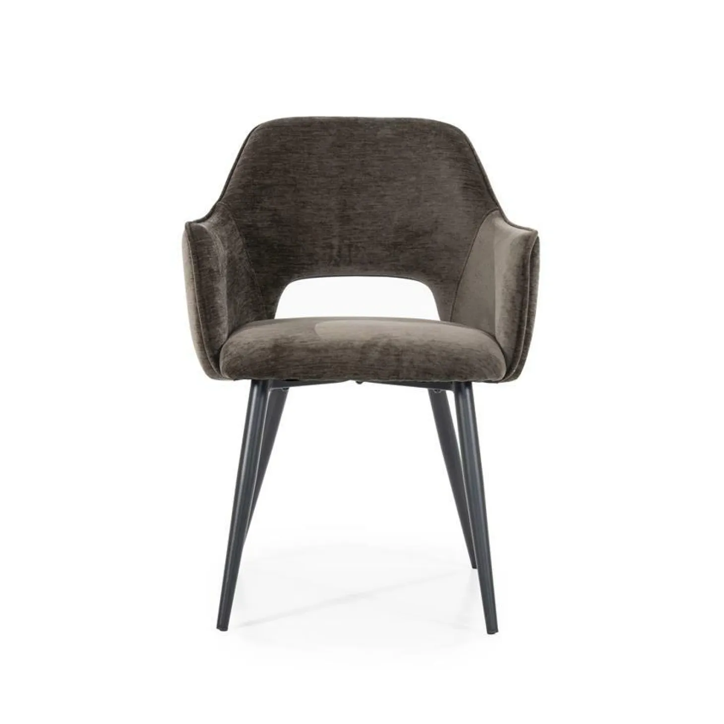 Eetkamerstoel Esmee met armleuning - Bruin - Loft24.nl