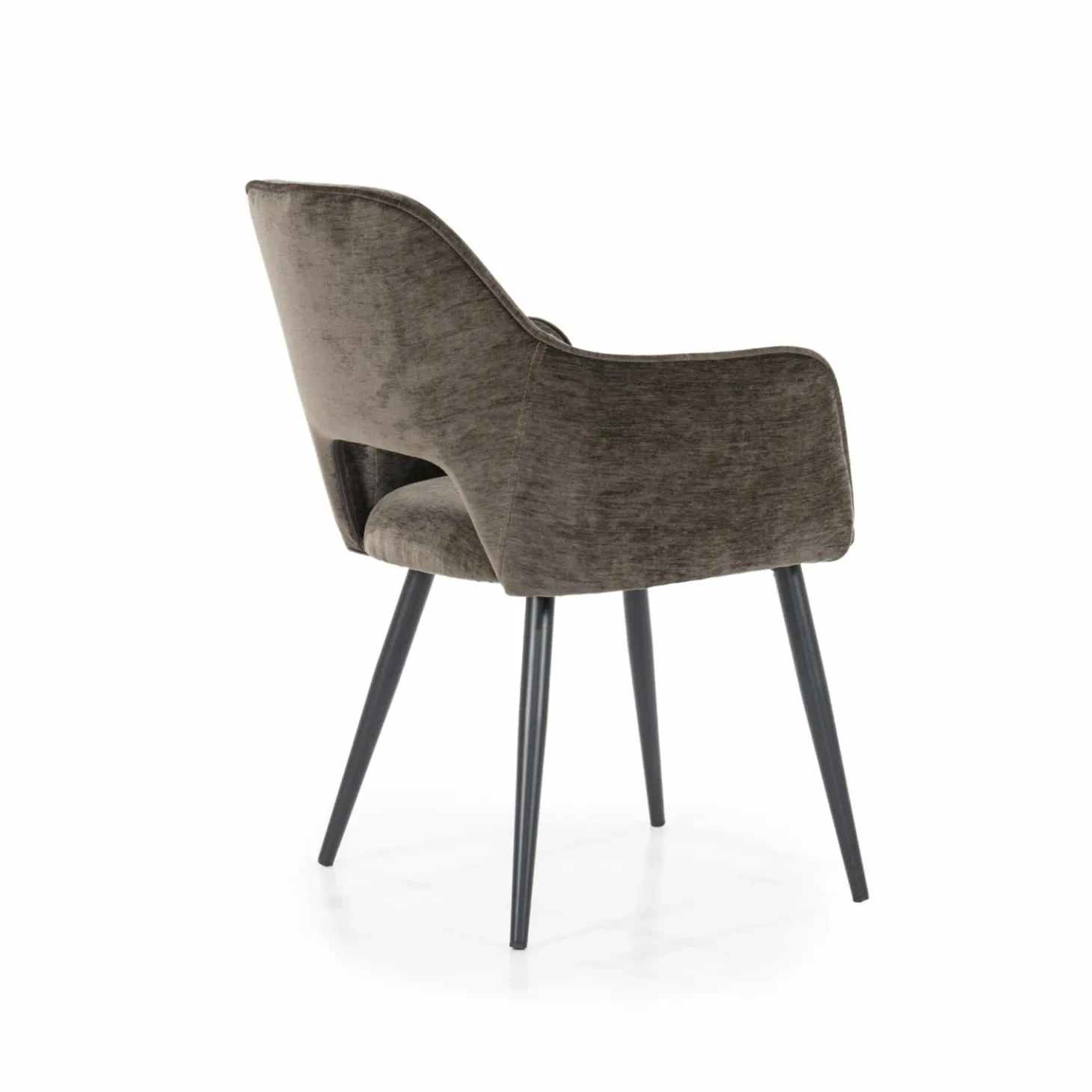 Eetkamerstoel Esmee met armleuning - Bruin - Loft24.nl