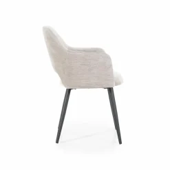 Eetkamerstoel Esmee met armleuning - Antraciet - Loft24.nl