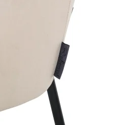 Eetkamerstoel Fay Velvet kleur Khaki - Loft24.nl