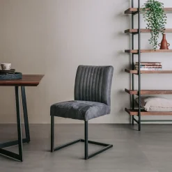 Eetkamerstoel Ferro - Antraciet - Loft24.nl