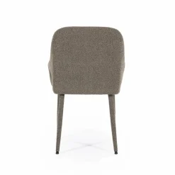 Eetkamerstoel Fika Bouclé - kleur Bruin - Loft24.nl