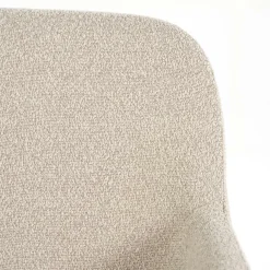 Eetkamerstoel Fika Bouclé - kleur Taupe - Loft24.nl