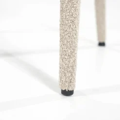 Eetkamerstoel Fika Bouclé - kleur Taupe - Loft24.nl