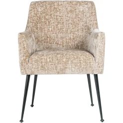 Eetkamerstoel Harley Chenille kleur Shitake - Loft24.nl