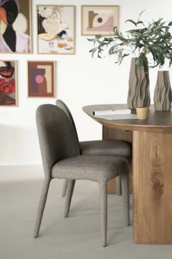 Eetkamerstoel Jaxx kleur Taupe - Loft24.nl