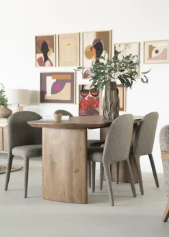 Eetkamerstoel Jaxx kleur Taupe - Loft24.nl