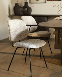 Eetkamerstoel Jon - Taupe - Loft24.nl