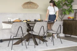 Eetkamerstoel Jon - Taupe - Loft24.nl