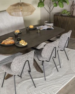 Eetkamerstoel Jon - Taupe - Loft24.nl