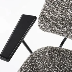 Eetkamerstoel Jon met armleuning - Taupe - Loft24.nl