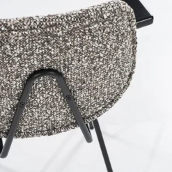 Eetkamerstoel Jon met armleuning - Taupe - Loft24.nl