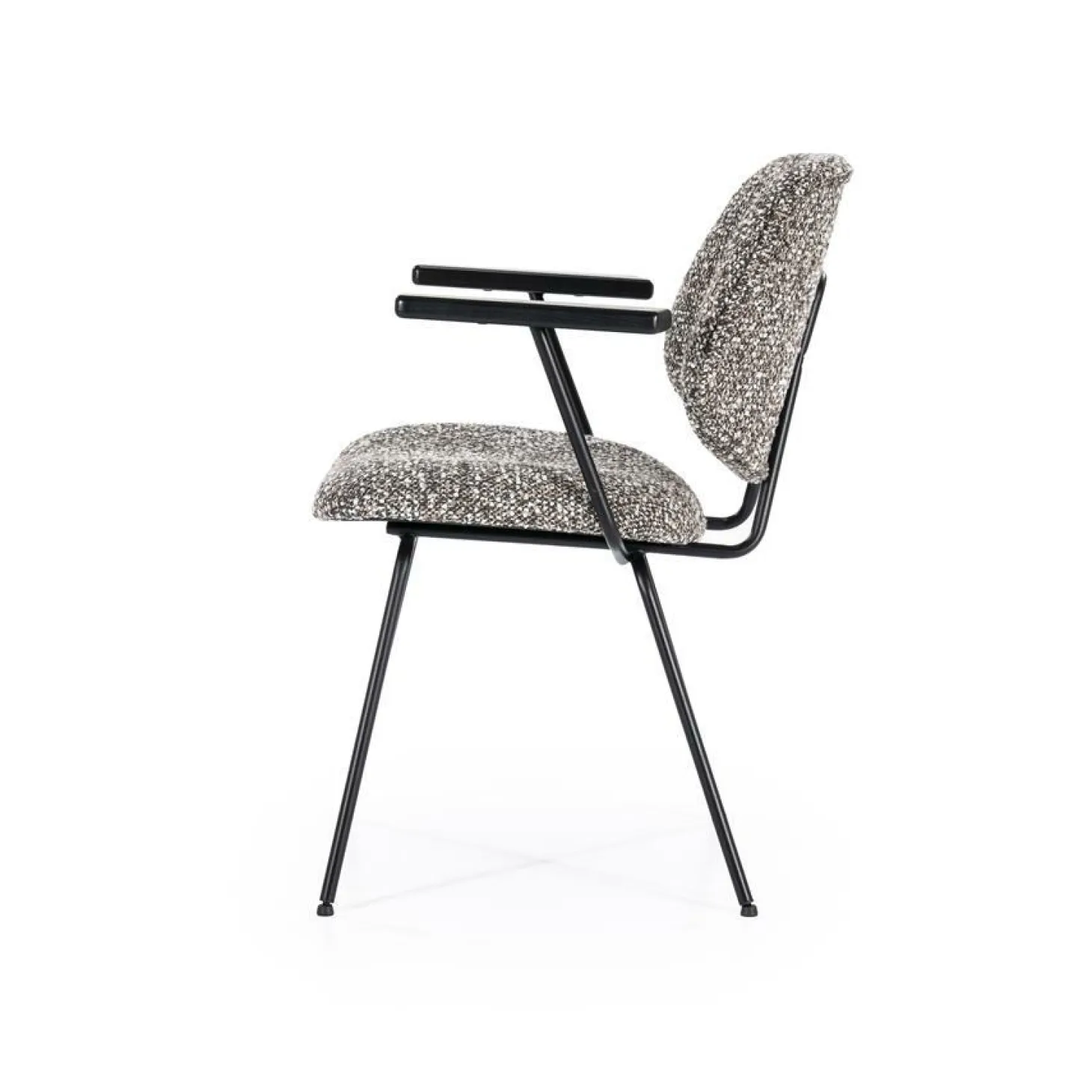 Eetkamerstoel Jon met armleuning - Taupe - Loft24.nl