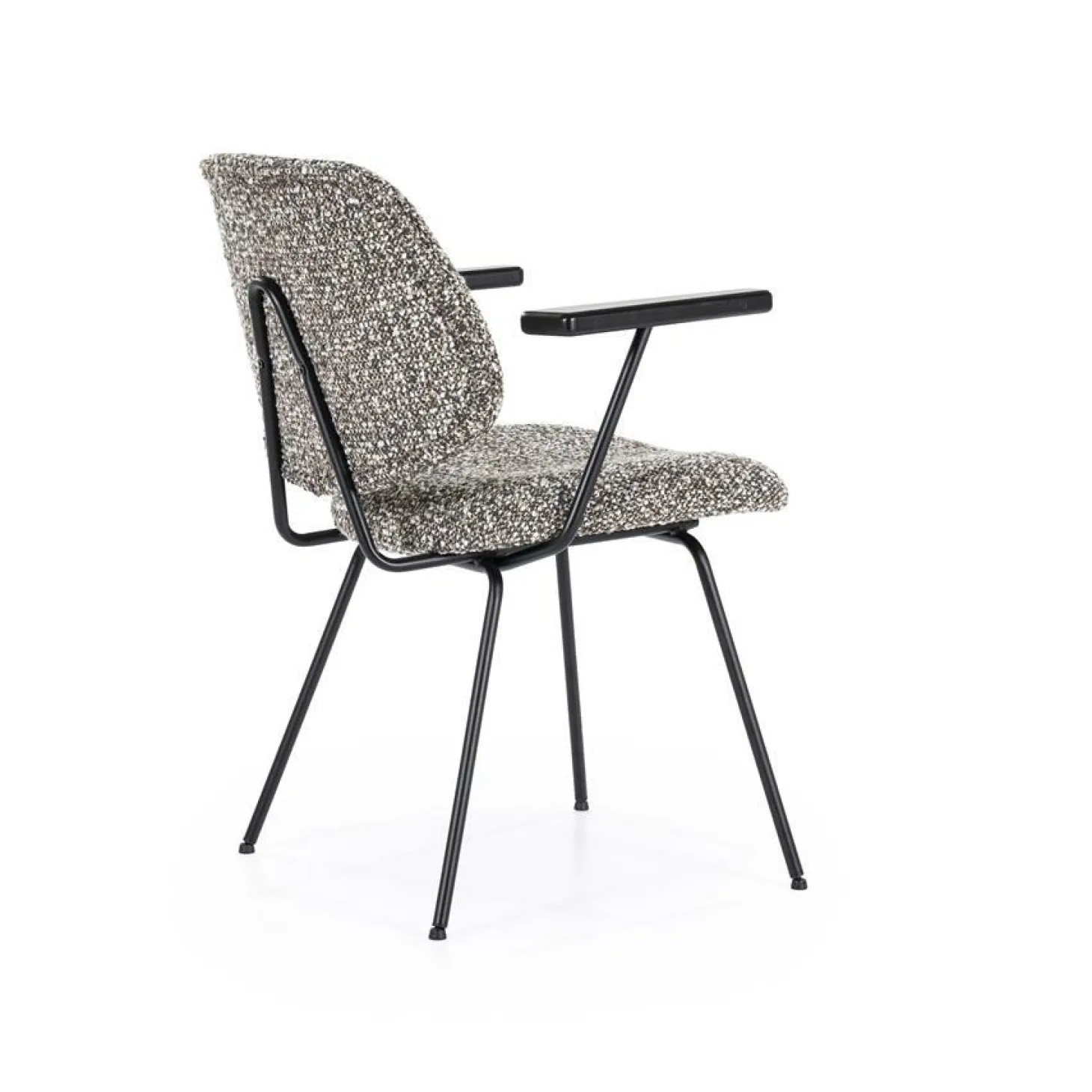 Eetkamerstoel Jon met armleuning - Taupe - Loft24.nl