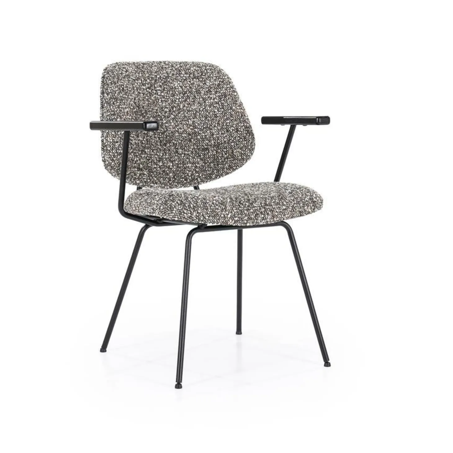 Eetkamerstoel Jon met armleuning - Taupe - Loft24.nl