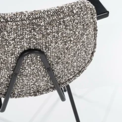 Eetkamerstoel Jon met armleuning - Taupe - Loft24.nl