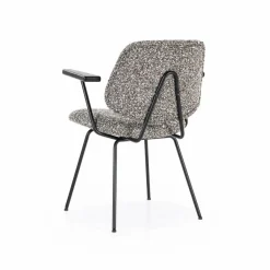 Eetkamerstoel Jon met armleuning - Taupe - Loft24.nl