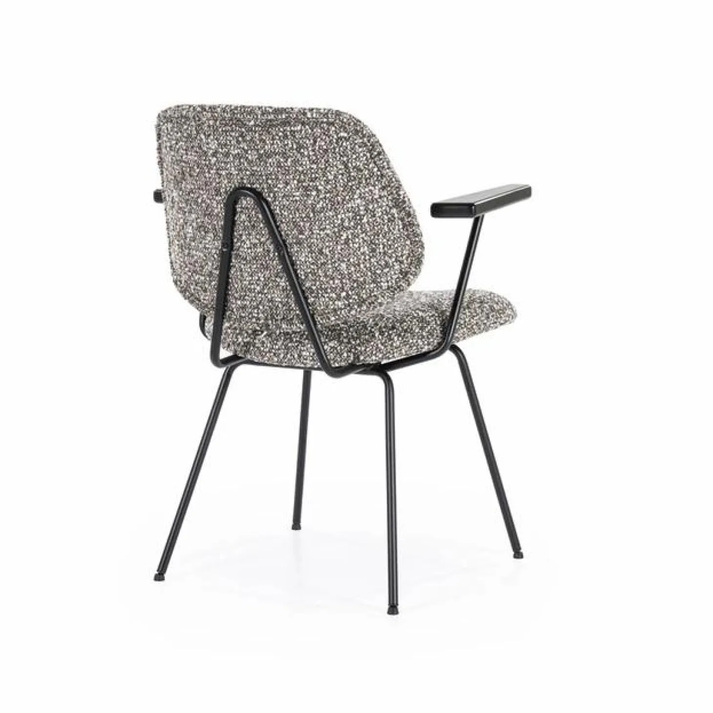 Eetkamerstoel Jon met armleuning - Taupe - Loft24.nl