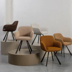 Eetkamerstoel Juno Mesh - Mesh Spice - Loft24.nl