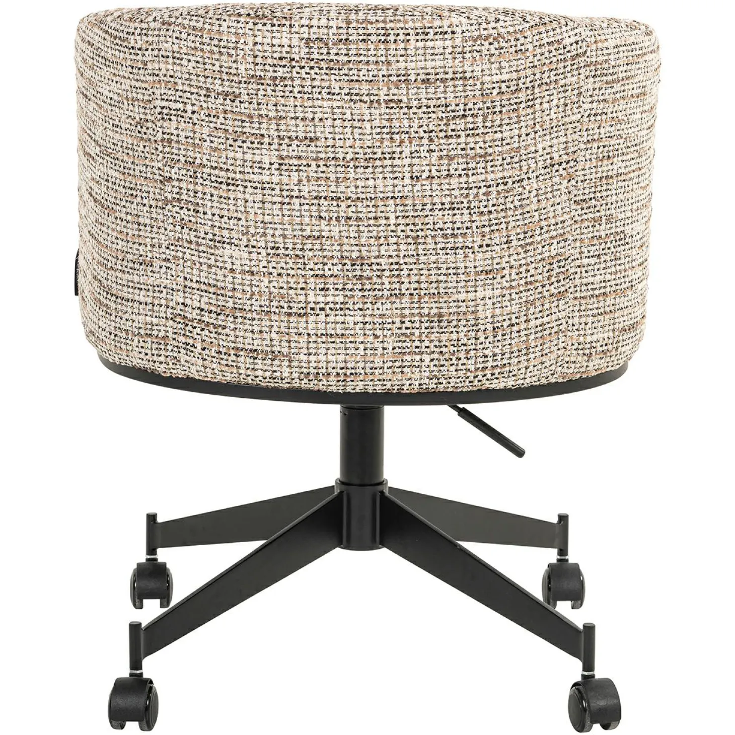 Eetkamerstoel Lana Graffic stof kleur Beige - Loft24.nl