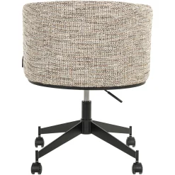 Eetkamerstoel Lana Graffic stof kleur Beige - Loft24.nl