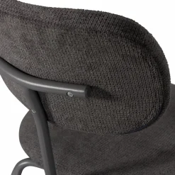 Eetkamerstoel Link Chenille - Bruin/Grijs - Loft24.nl