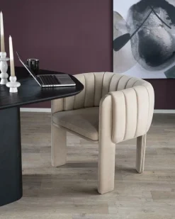 Eetkamerstoel Liselore - Cognac - Loft24.nl