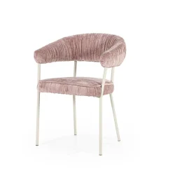 Eetkamerstoel Lizzy - Roze - Loft24.nl