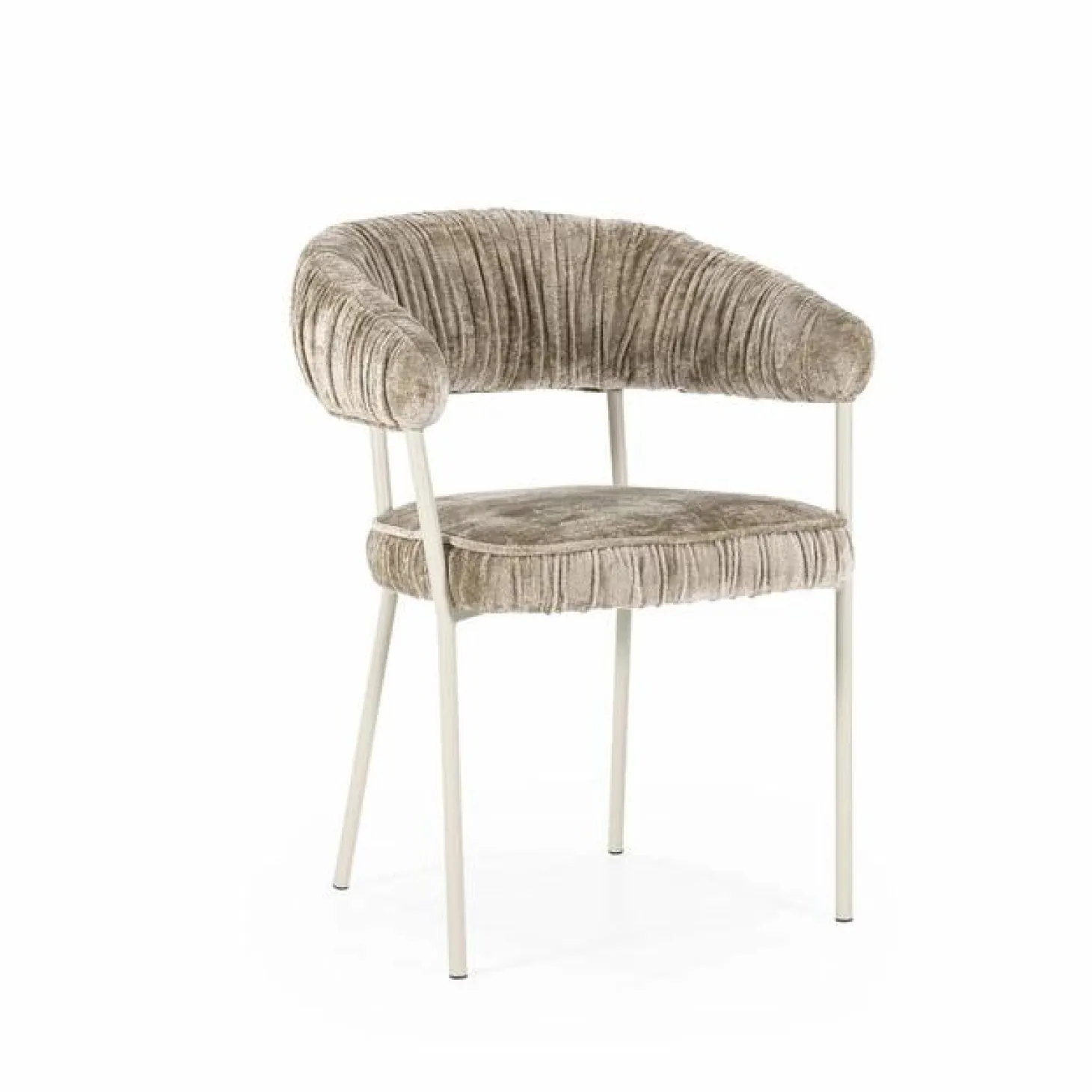 Eetkamerstoel Lizzy - Taupe - Loft24.nl