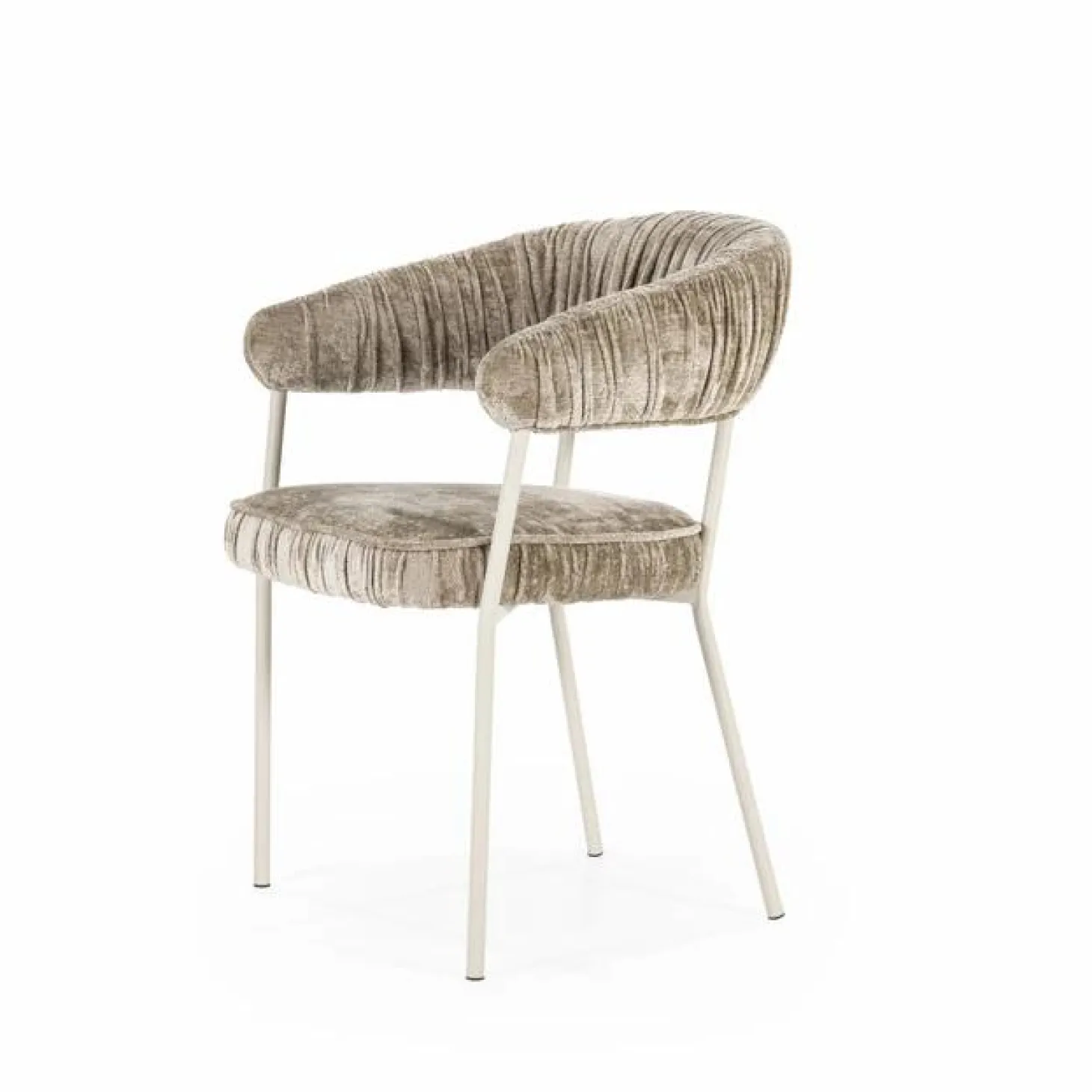 Eetkamerstoel Lizzy - Taupe - Loft24.nl