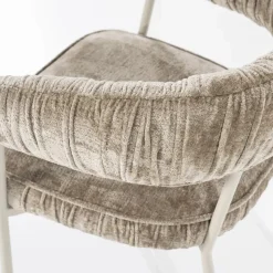 Eetkamerstoel Lizzy - Taupe - Loft24.nl