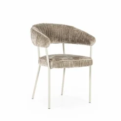 Eetkamerstoel Lizzy - Taupe - Loft24.nl