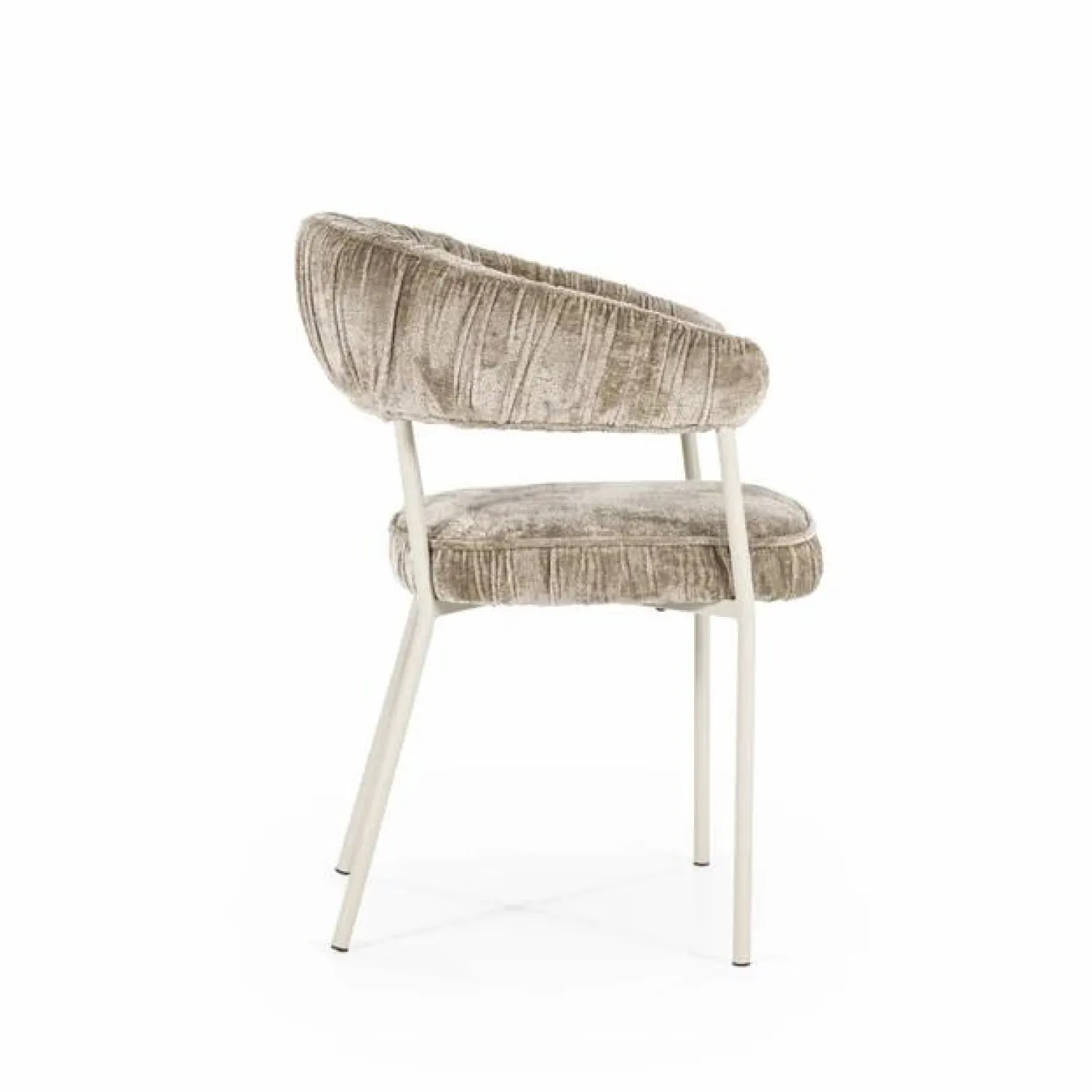 Eetkamerstoel Lizzy - Taupe - Loft24.nl