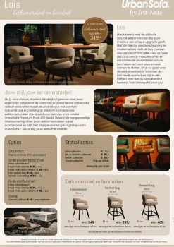 Eetkamerstoel Lois- zelf samenstellen - Loft24.nl