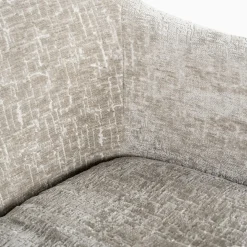 Eetkamerstoel Marlon Chenille kleur Pearl - Loft24.nl