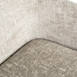Eetkamerstoel Marlon Chenille kleur Pearl - Loft24.nl